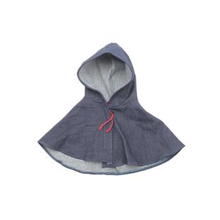 牛仔布风帽劳保头套搬运水泥工作打磨防粉尘加帽檐加厚披肩防尘帽
