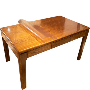 红芯PVC软玻璃防水防烫防油免洗透明桌布塑料餐桌垫茶几垫水晶板