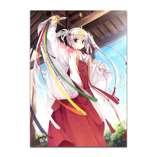 动漫千恋万花背胶自粘海报墙贴朝武芳乃丛雨周边卧室墙面装饰贴纸