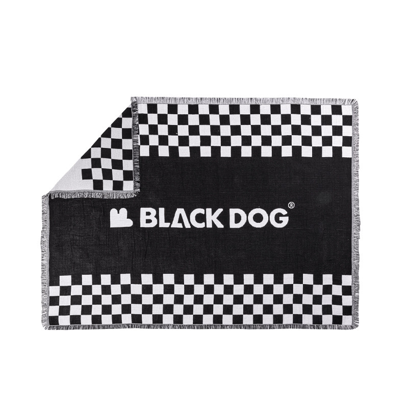 BLACKDOG黑狗户外棋盘格披肩毛毯办公室午睡毯盖毯沙发毯子空调毯