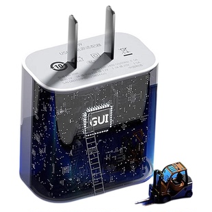 坦吉尼适用于苹果50W/60WPD充电器插头15手机13系列套装14快充20W插头11promax/十六双typec电源适配器ipad