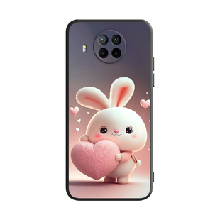 彧玺适用于红米note9pro萌宠hongmi新款手机壳note9pro萌兔m2007j17c硅胶。小米10t青春版个性redmi闹特9por