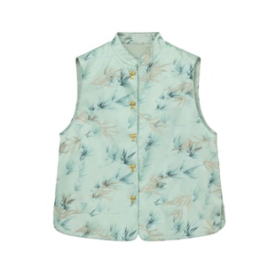 东方甄选竹斋梦雨新中式女士马甲国风流行洋气早秋穿搭秋装女装