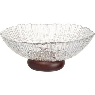 摩登主妇玻璃水果盘客厅茶几家用高端精致高颜值干果盘零食摆放盘