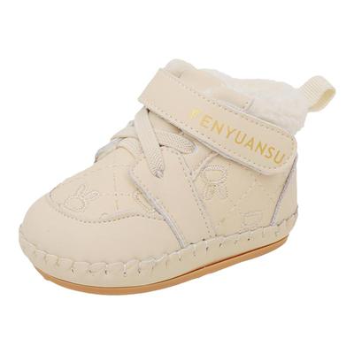 冬季男女宝宝学步鞋软底棉雪地靴