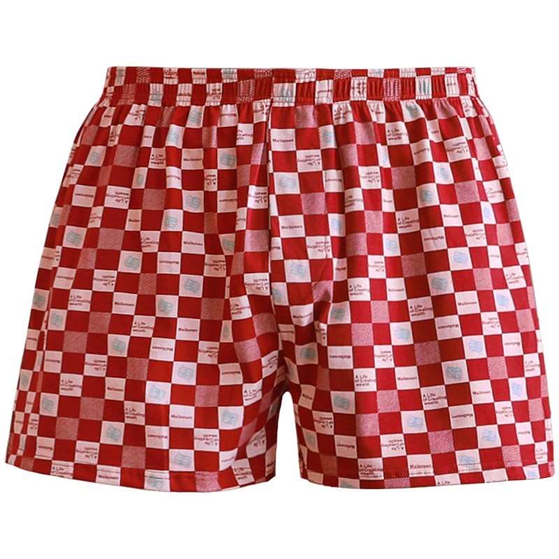 佰丝娜本命年男士纯棉宽松阿罗裤