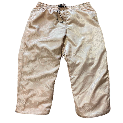 bttjobpink陈冠希丝绸运动裤