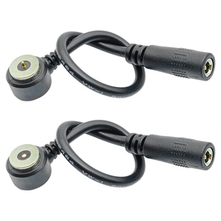 磁吸头公母转接头dc35135电源线加热手套衣服饰鞋垫护膝转接充电