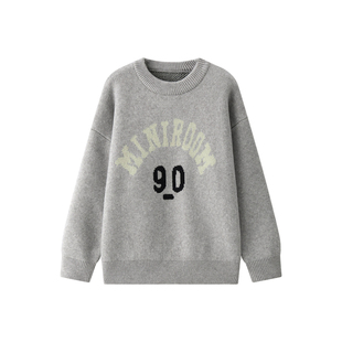 虾酱麻麻男童毛衣冬装2025新款男孩保暖上衣洋气韩范儿童装针织衫