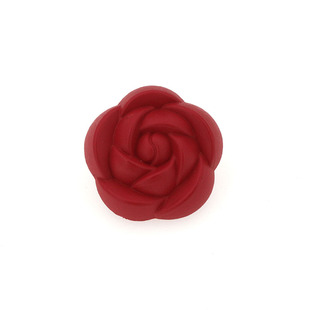 彩色小香风玫瑰花朵扣子女上衣精致百搭针织开衫毛衣外套高端纽扣