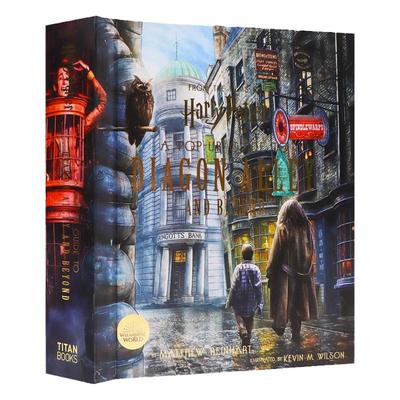 中图原版哈利波特对角巷立体书