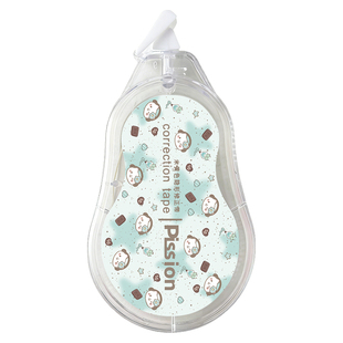 米黄色隐形修正带原纸色涂改带ins风高颜值改正带薄荷巧克力猫咪