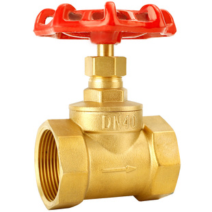 全铜截止阀大流量1寸内丝加厚DN32止水阀压力表水管阀门开关配件