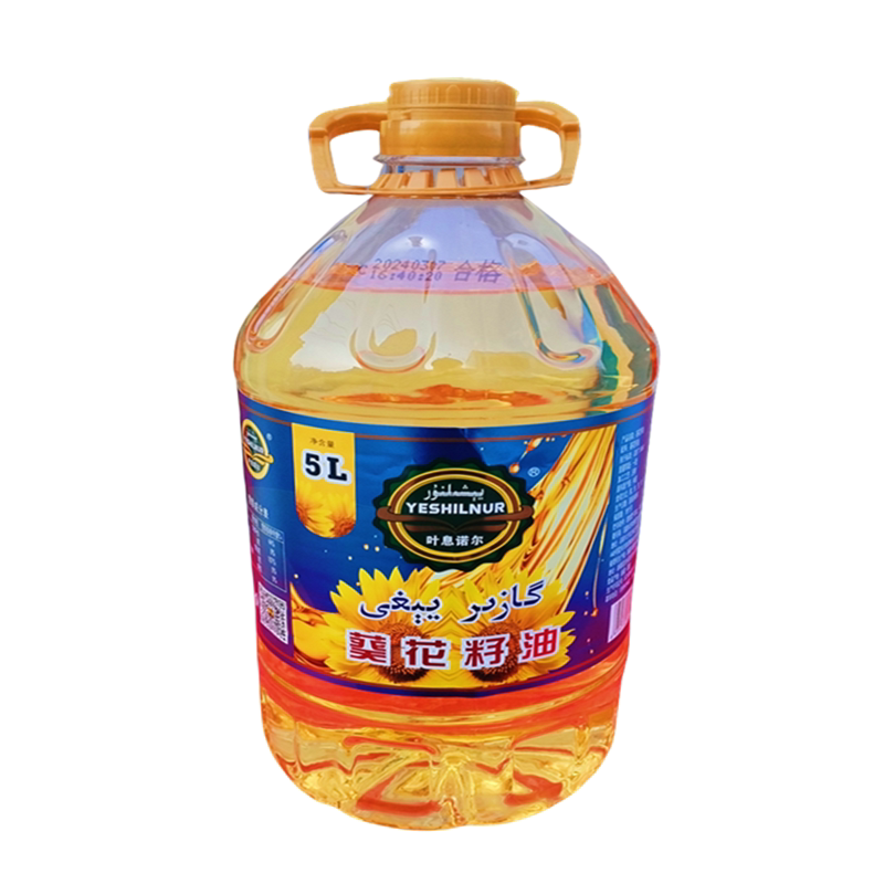新疆纯正葵花籽油5L餐厅厨房通用