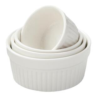 舒芙蕾烤碗陶瓷甜品烘焙模具牛排酱汁杯柳条盅烤箱空气炸锅布丁杯