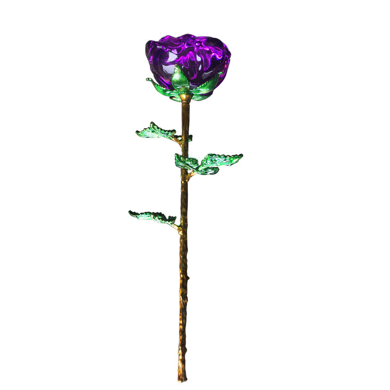 水晶玫瑰花结婚纪念日创意生日花