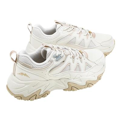 特步女鞋猫爪休闲老爹鞋2025冬季新款官方旗舰正品网面透气运动鞋