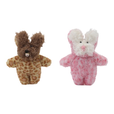 Dare买手店 SFSG 豹纹mini棕色潦草小狗包挂件玩偶泰迪陪伴原创女