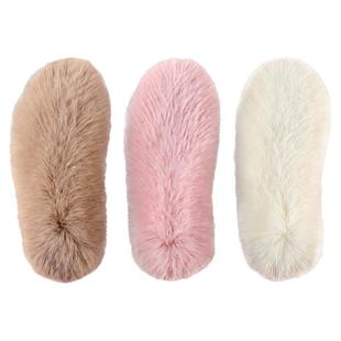 儿童保暖鞋垫秋冬小孩专用冬季宝宝女童男童加绒加厚毛毛毛绒冬天