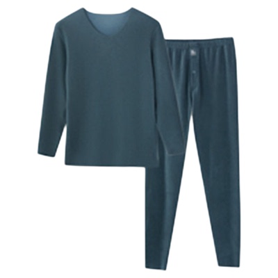 红豆居家男士亲肤舒适发热保暖衣