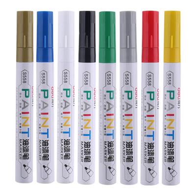 得力油漆笔不掉色防水