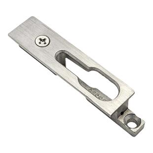 重型移门锁扣断桥铝推拉门窗锁钩铝合金中空玻璃304不锈钢锁勾座