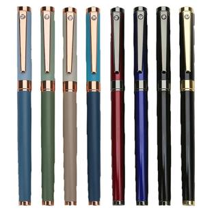 罗氏高颜值金属笔签字杆重手感宝珠笔0.5mm书写男士商务高档私人定制刻字礼物好看的笔钢笔式圆珠笔定制logo