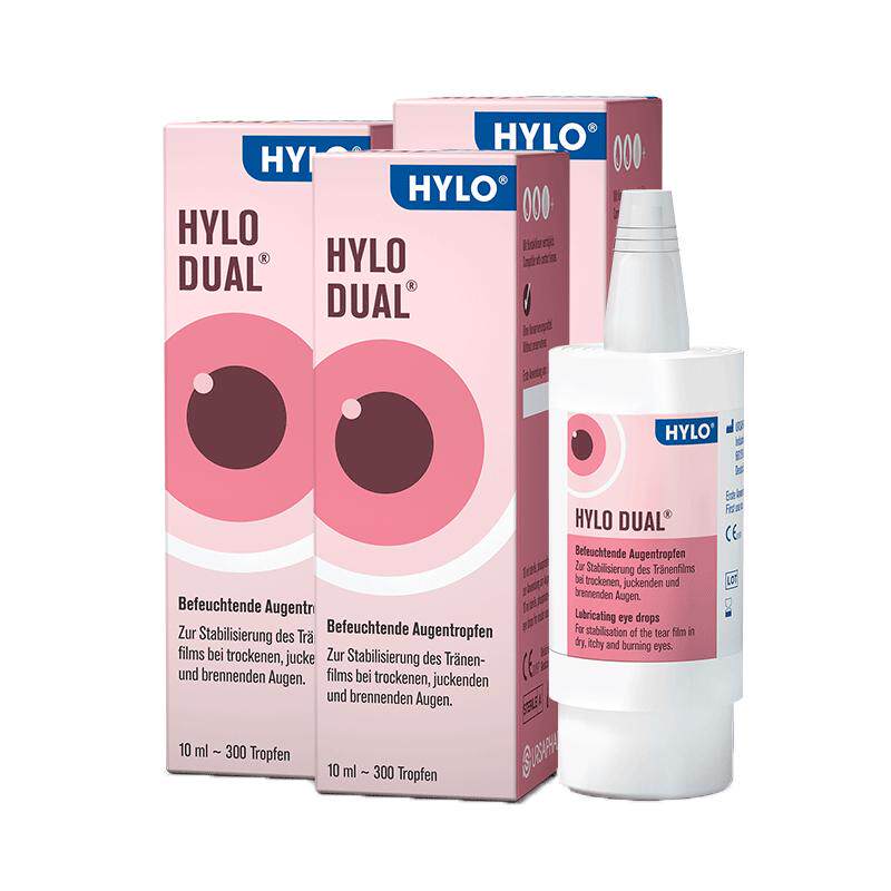 自营海露HYLO DUAL滴眼液眼镜