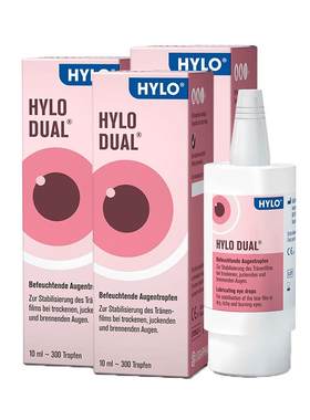 自营海露HYLO DUAL滴眼液眼镜