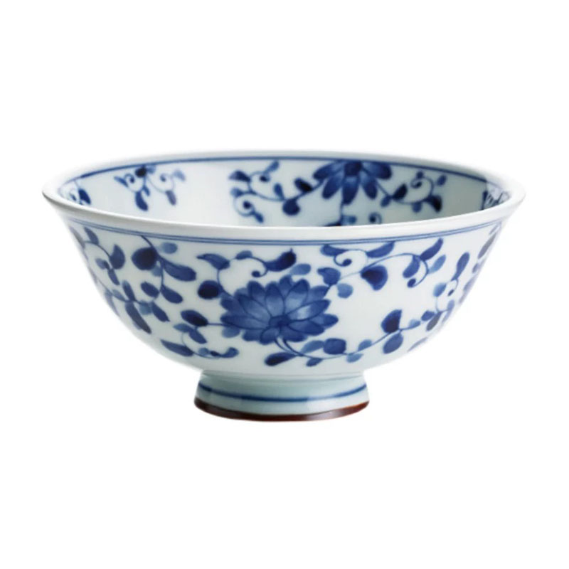 蓝凛堂菊唐草陶瓷日式套装餐具