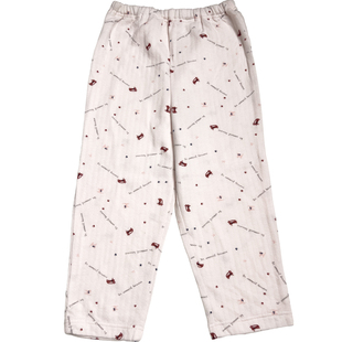 外贸日单儿童空气层家居裤单裤子印花睡裤秋冬款