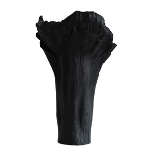 润家家居侘寂风花瓶轻奢高级感花瓶摆件复古树脂花器客厅插花装饰