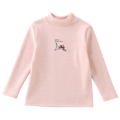 女童内搭打底衫冬季保暖加绒上衣