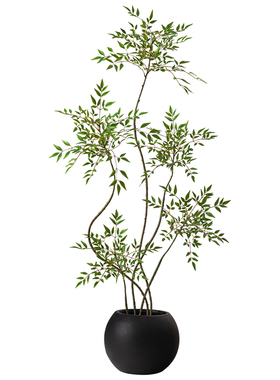 掬涵仿真绿植南天竹假植物摆件