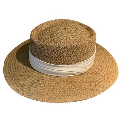 网红法式编织海边夏季草帽