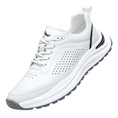 红蜻蜓真皮透气时尚休闲软底皮鞋