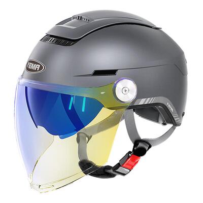 野马2025新款加倍透气天窗头盔