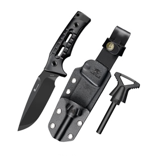 汉道洛克生存刀dc53高硬度钢DLC防刮花户外探险露营随身野营刀