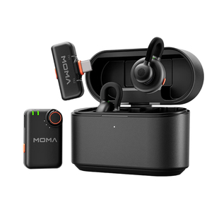 猛玛LARK M2隐藏式纽扣麦无线降噪夹领式收音麦克风直播设备猛犸