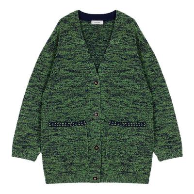 CRUSH花呢圈圈V领夹克