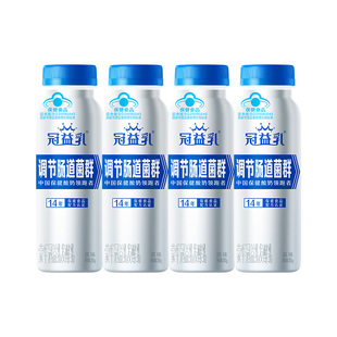 【会员尝鲜】蒙牛冠益乳健字号增强免疫力益生菌酸奶200g*4瓶