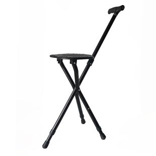 老人拐杖凳老年人拐杖椅防滑带凳子折叠便携手杖椅子可坐两用拐棍