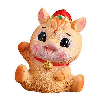 国潮马年吉祥物桌面装饰摆件礼物