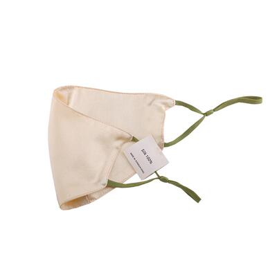 撞色双面防晒口罩防紫外线桑蚕丝