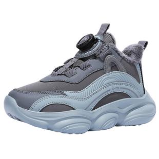 贵人鸟男童雪地靴2025冬季新款加绒保暖耐磨防滑青少年户外运动鞋