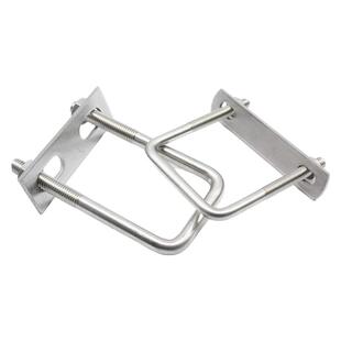 304不锈钢直角卡扣方型卡直角U型螺栓方卡方管卡扣方形管卡管夹箍