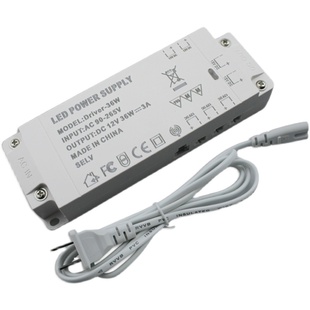 220V转直流12V杜邦多端口开关电源橱柜灯带条管变压器24V感应开关