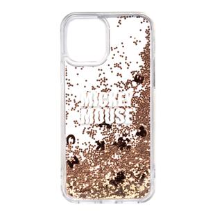 日本原装正版迪士尼苹果12/12Pro透明流沙手机壳 适用iPhone12mini液态硅胶软壳全包防摔12迷你保护套