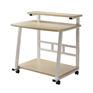 新款台式电脑桌小型家用可放打印机卧室床边桌单人迷你移动小桌子