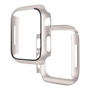 适用iwatch9保护壳膜一体苹果手表s8钢化膜套7表壳watchs壳膜一体SE半包applewatchse5保护套8代5/s6/se2表壳